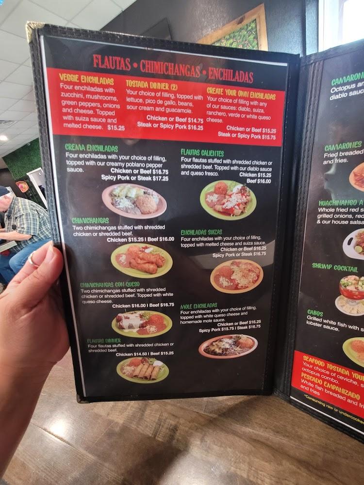 Pachanga Mexican Restaurant Menu image 4